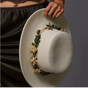 NWT Anthropologie San Diego Hat Co Boater Bliss